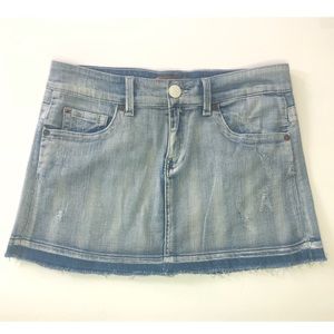 Seven7 Mini Skirt Raw Hem. Size 27